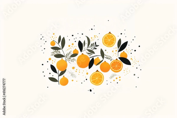 Fototapeta Orangen Baum