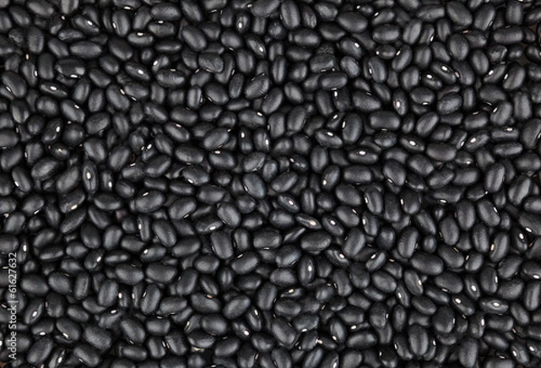 Obraz Black beans background