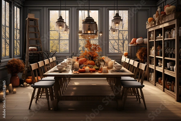 Obraz thanksgiving table