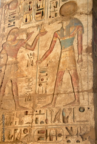 Obraz Ancient Egyptian bas-relief