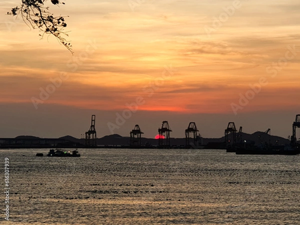 Obraz sunset on the beach