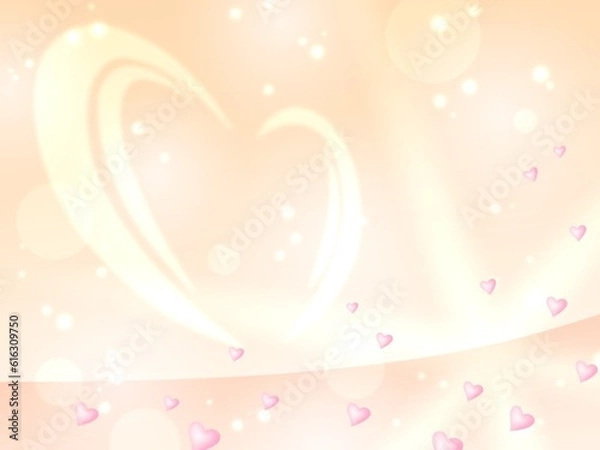 Obraz 背景 ハート