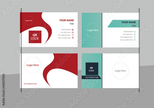 Fototapeta Business cards are among the first used materials in setting up a good impression in a business environment