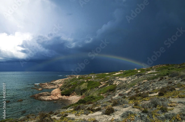 Obraz Regenbogen am Meer
