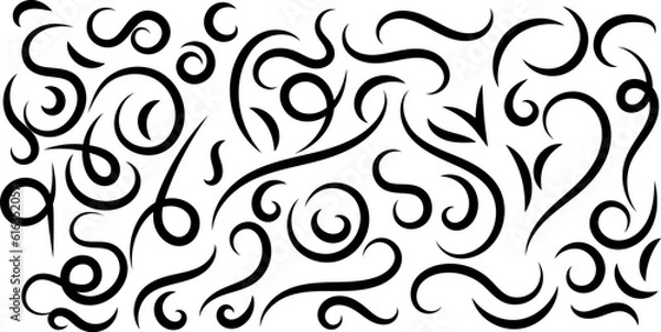 Fototapeta Custom Tail Vector Bundle