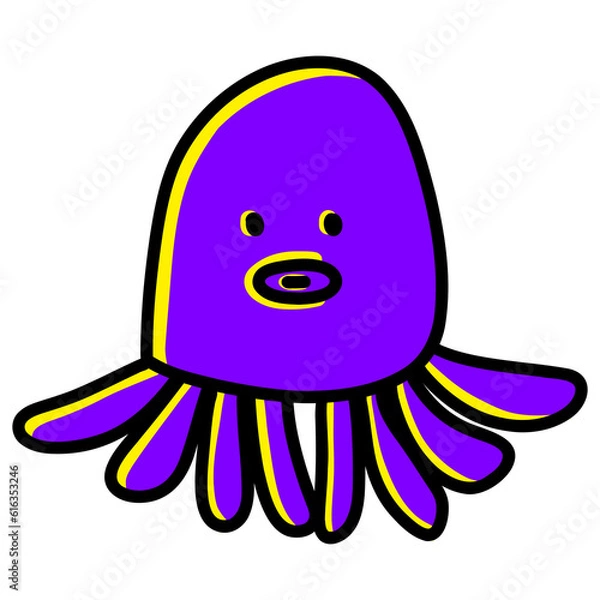 Fototapeta Squid 