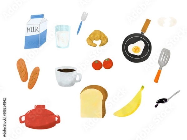 Obraz 朝食セット
