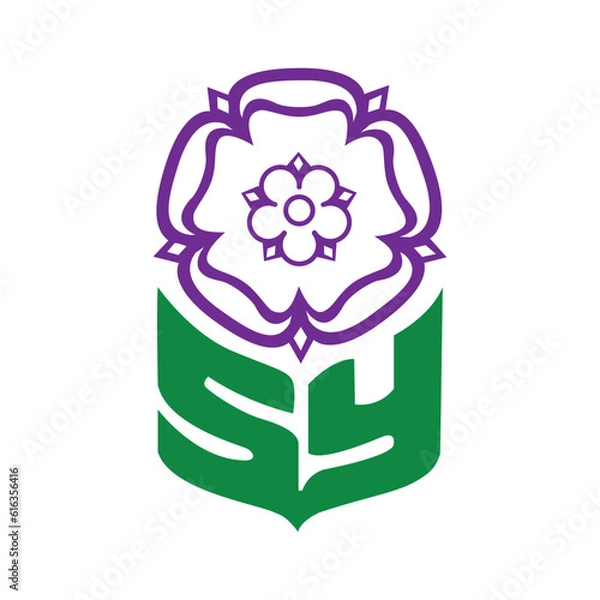 Fototapeta Yorkshire flag