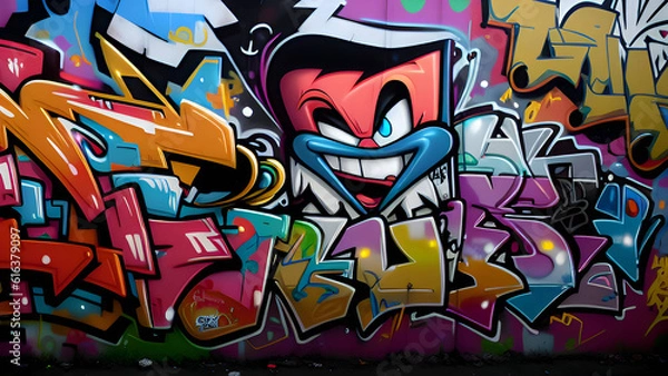 Obraz graffiti on the wall