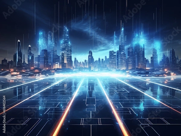 Fototapeta サイバー空間