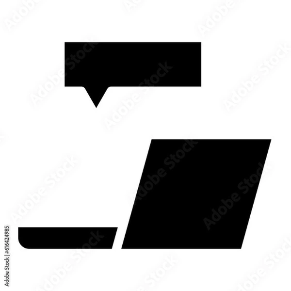 Fototapeta communication glyph 