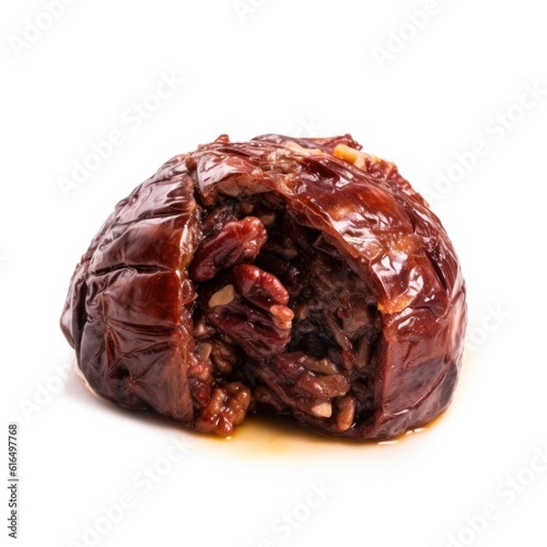 Obraz Turtle meat isolated on white background. Generative AI
