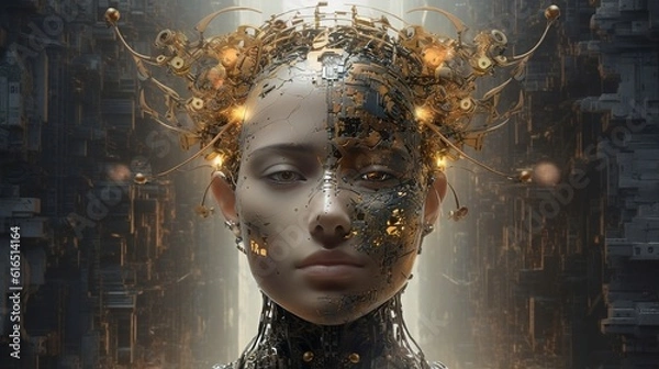 Obraz Portrait of a person (Generative AI)