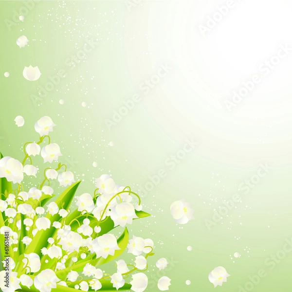 Obraz すずらんのフレーム