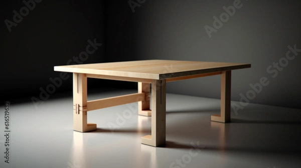 Fototapeta table and chairs HD 8K wallpaper Stock Photographic Image