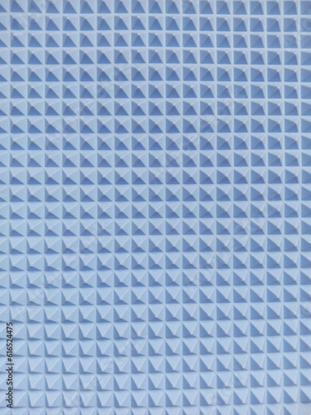 Fototapeta Seamless square texture of blue silicone pyramidal cooking mat