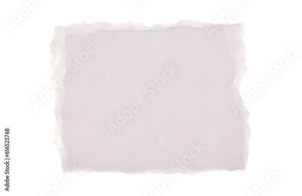 Fototapeta PNG Torn empty pieces texture paper isolated on tranparent background.