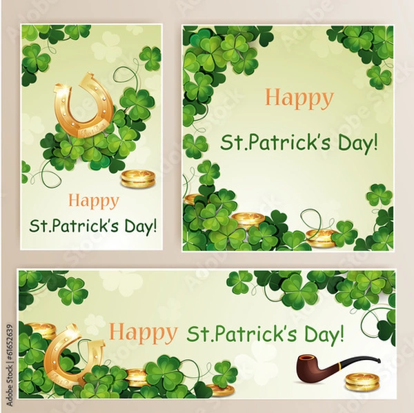 Obraz St.Patrick's Day banners.
