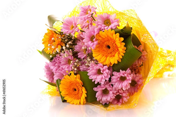 Obraz bouquet flowers , isolated