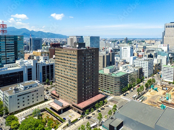 Fototapeta さっぽろテレビ塔から北西方向を写した写真（2015年撮影）