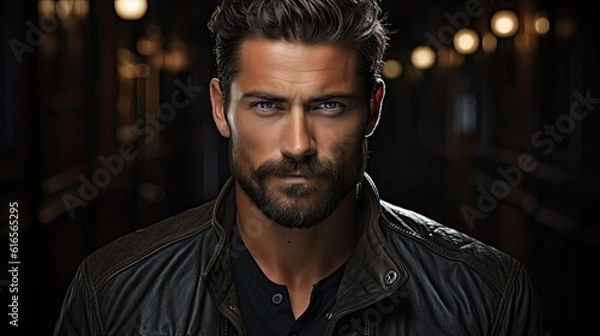 Obraz a man with blue eyes