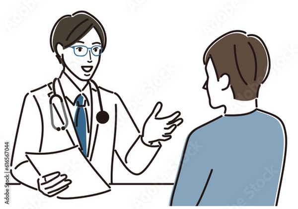 Obraz 診察をする男性医師