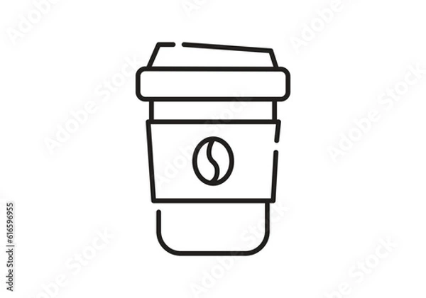 Obraz coffee cup isolated on white