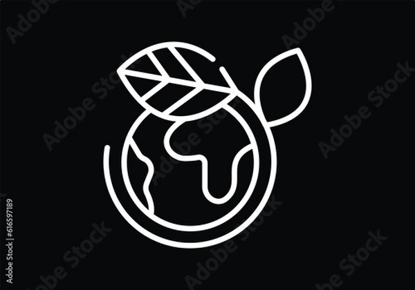 Obraz illustration of earth and global warming