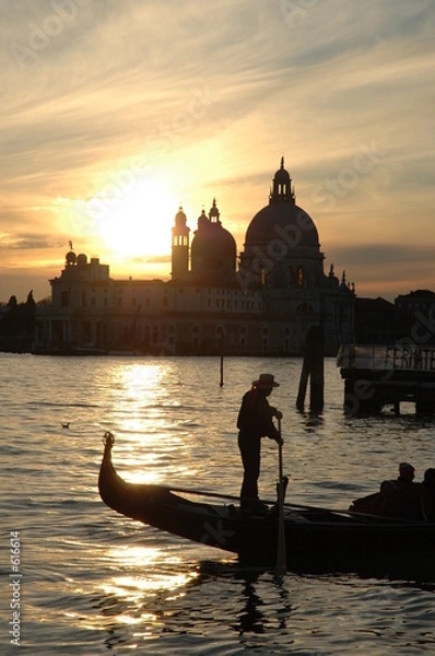 Obraz Zachód słońca nad Wenecją