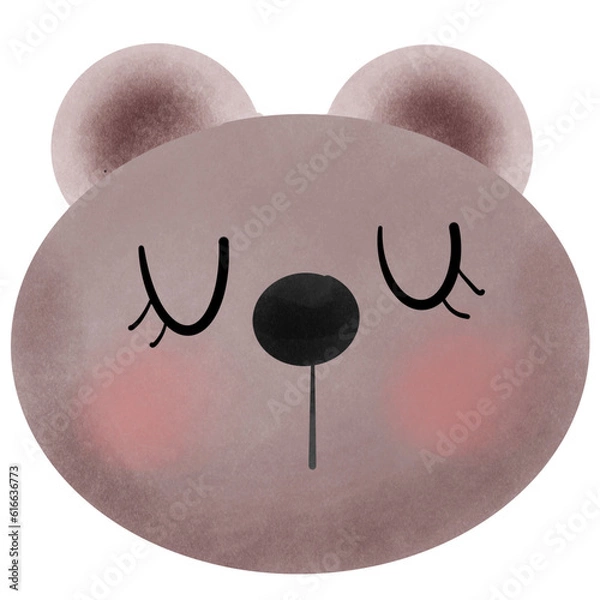 Fototapeta brown bear Icon