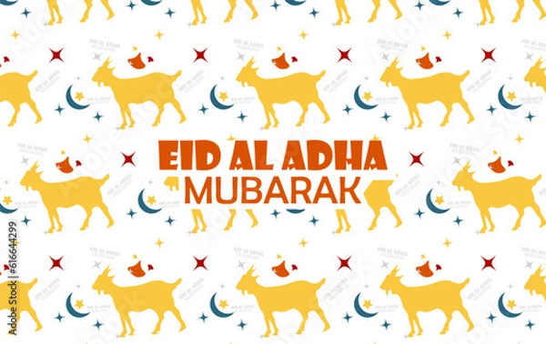 Obraz eid al-Adha seamless pattern vector art