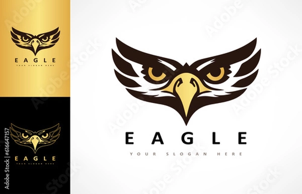 Obraz Eagle logo bird vector. Animal design.