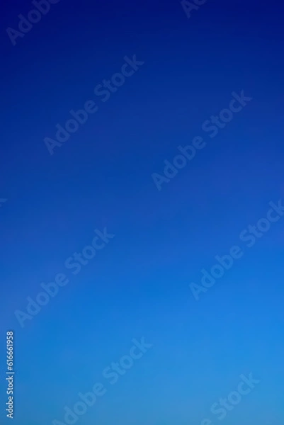 Obraz Degradado de azules al anochecer