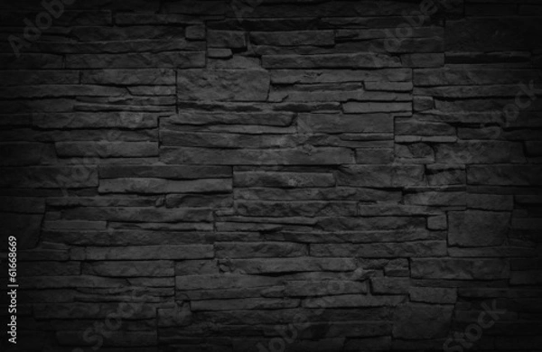 Obraz Ciemny mur z cegły