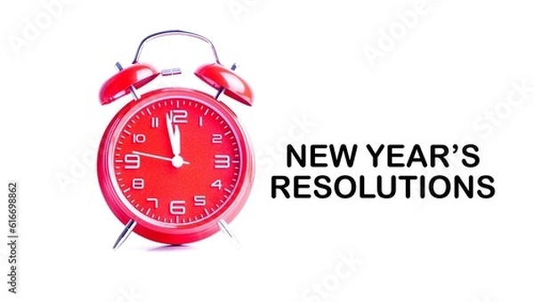 Obraz The new year's resolution concept