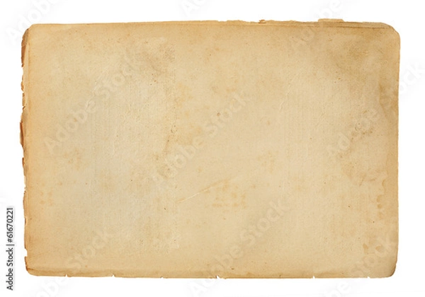 Obraz old paper sheet