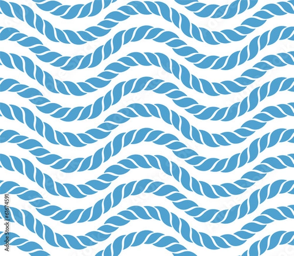 Fototapeta Ropes seamless pattern