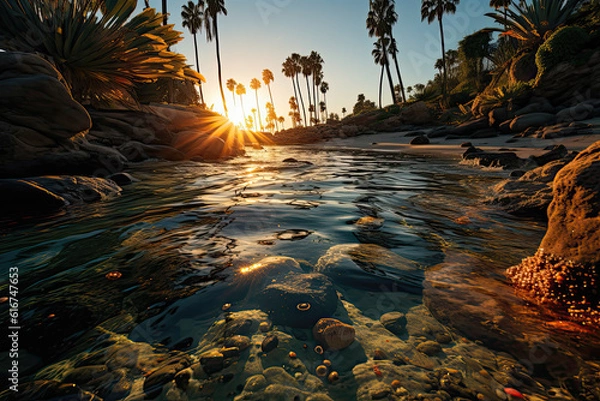 Obraz Go to the sea, Generative AI