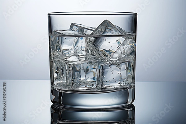 Obraz Ice glass, Generative AI