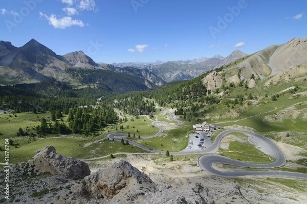 Obraz View from Col d'Izoard (2,361 m ) France
