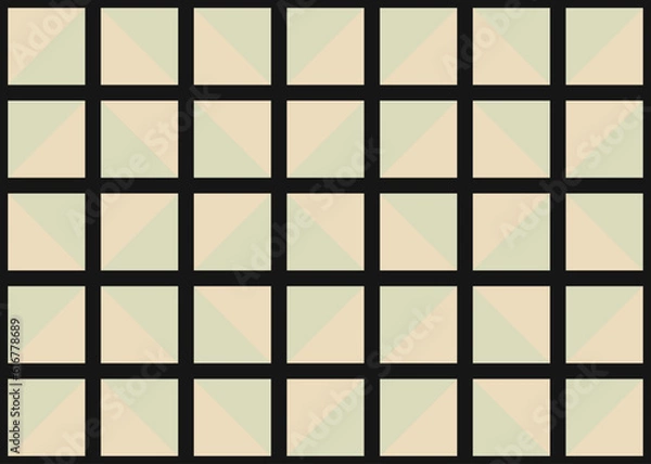 Fototapeta Abstract Geometric Pattern generative computational art illustration