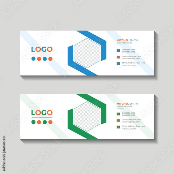 Obraz email signature design