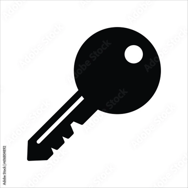 Fototapeta key icon vector design template