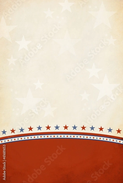 Fototapeta Patriotic background with room for copy space.
