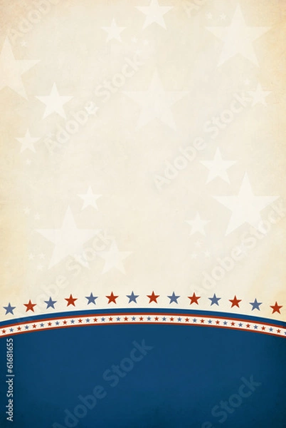 Obraz Patriotic background with room for copy space.