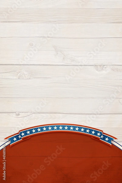 Fototapeta Patriotic background with room for copy space.