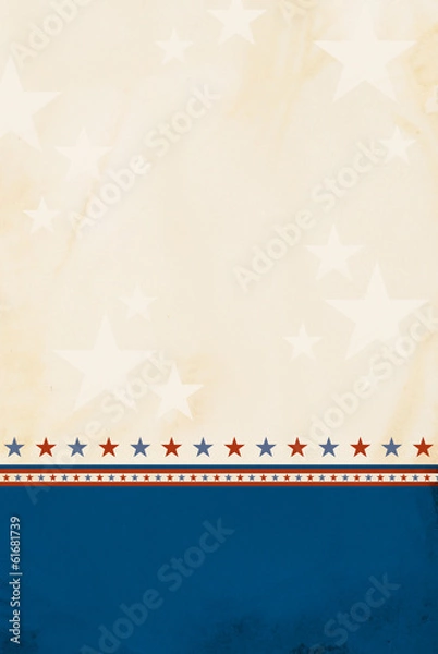Obraz Patriotic background with room for copy space.
