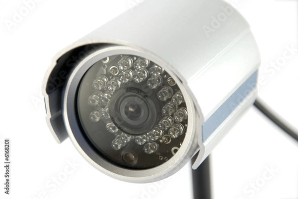 Obraz caméra de sécurité en gros plan