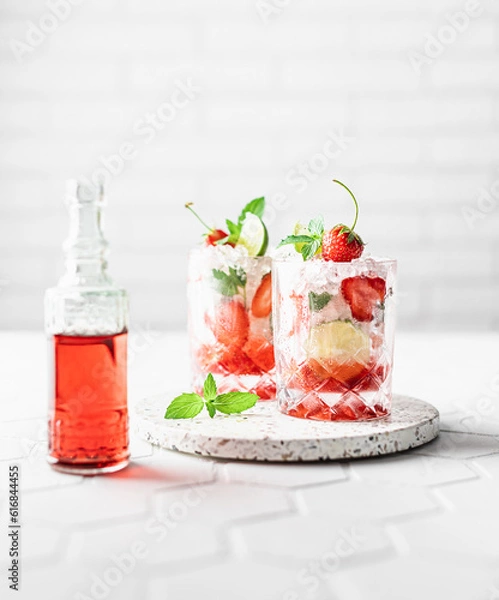 Fototapeta Strawberry lemonade