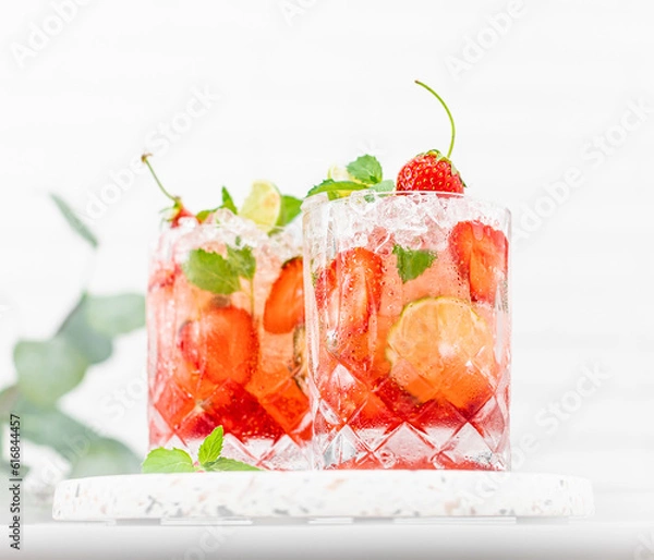 Fototapeta Strawberry lemonade